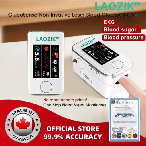 LaoziK™ Advanced Non-Invasive GlucoseMonitor-99.9% Accuracy + Exclusive Gift